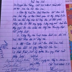 Sự thật về tờ giấy cam kết của ông Nguyễn Đức Chung.