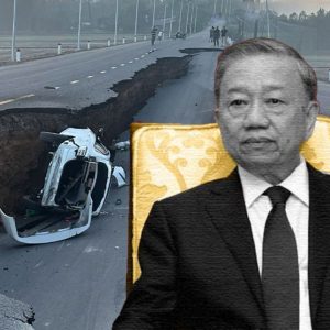 CÔNG TRÌNH CHÀO MỪNG 30/4 BỊ SỤT GÂY TAI NẠN