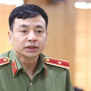 Deputy Director of Center 1, Department of Cyber ​​Security (Department A05) denounces Major General Le Xuan Minh (A05 Deputy Director)