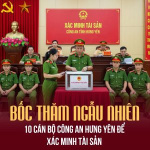 Công an Hưng Yên mở hội “Xổ số liêm chính” – Ai không sạch, giơ tay nhận giải!