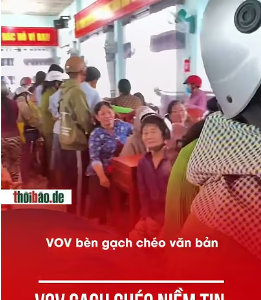 VOV GẠCH CHÉO NIỀM TIN