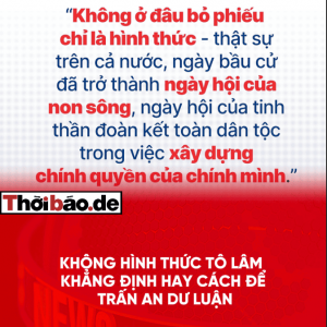 “KHÔNG HÌNH THỨC”: TÔ LÂM KHẲNG ĐỊNH HAY CÁCH ĐỂ TRẤN AN DƯ LUẬN?
