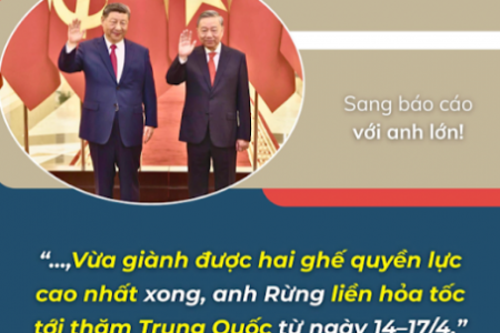 TÔ LÂM KIÊM NHIỆM HAI CHỨC DANH RỒI VỘI VÀNG SANG BẮC KINH DÂNG BÁO!