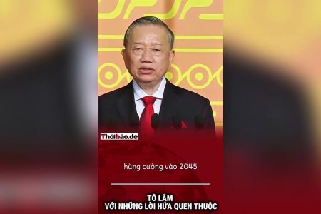 Tô Lâm với những lời hứa quen thuộc.