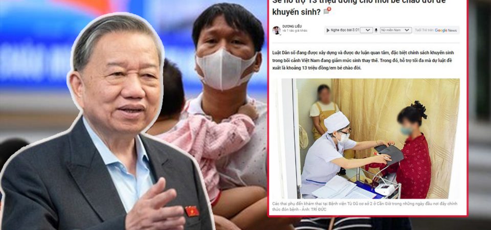 Thưởng 2 triệu để khuyến sinh: Cứu mức sinh suy giảm hay lấy tiền lẻ vá khủng hoảng dân số.