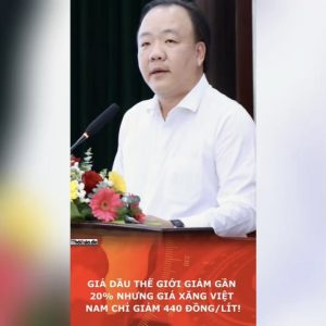 Giá dầu thế giới giảm gần 20% nhưng giá xăng Việt Nam chỉ giảm 440 đồng/lít!