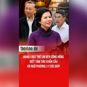 Hàng loạt trẻ em ven sông Hồng viết tâm thư khẩn cầu bà Ngô Phương Ly cứu giúp