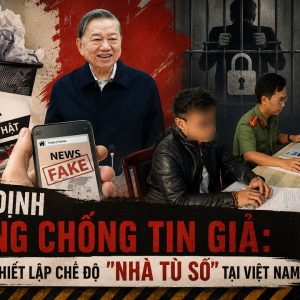 Nghị định phòng chống tin giả: Công cụ thiết lập chế độ „Nhà tù số“ tại Việt Nam .