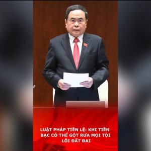 Luật pháp tiền lệ: Khi tiền bạc có thể gột rửa mọi tội lỗi đất đai.