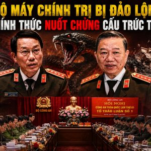 Bộ máy chính trị bị đảo lộn: Công an chính thức nuốt chửng cấu trúc thượng tầng