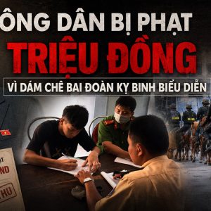 Công dân bị phạt triệu đồng vì dám chê bai đoàn kỵ binh biểu diễn
