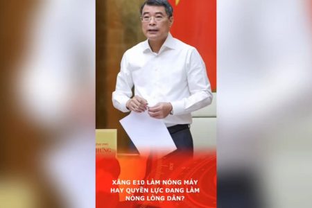 Xăng E10 làm nóng máy hay quyền lực đang làm nóng lòng dân?