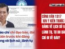 Công văn 1317: Xin ý kiến trước khi đăng về lịch sử và lãnh tụ, tự do báo chí đi về đâu?