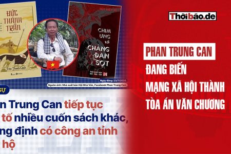 Phan Trung Can đang biến mạng xã hội thành “tòa án văn chương”
