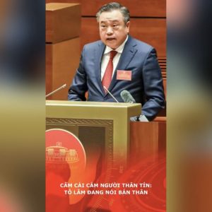 การห้ามแต่งตั้งคนใกล้ชิด: โต ลัม กำลังพูดในนามตัวเอง