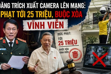 Đăng trích xuất camera lên mạng: Phạt tới 25 triệu, buộc xóa vĩnh viễn