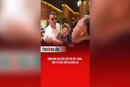 Năm năm sau bữa tiệc bò dát vàng, ông Tô Lâm trở lại châu Âu