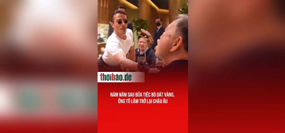 Năm năm sau bữa tiệc bò dát vàng, ông Tô Lâm trở lại châu Âu