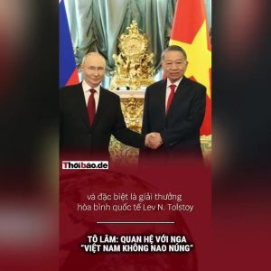 Tô Lâm: Relaciones con Rusia: «Vietnam no se amedenta»