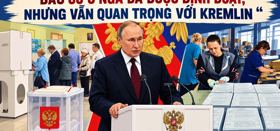 Bầu cử ở Nga đã được định đoạt, nhưng vẫn quan trọng với Kremlin