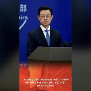 Trung Quốc: Bắn đạn thật, tuyên bố thật tại Vịnh Bắc bộ, Việt Nam im lặng