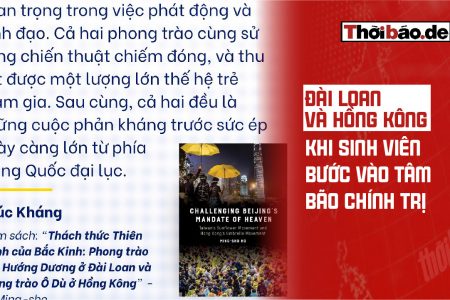 Đài Loan và Hồng Kông: Khi sinh viên bước vào tâm bão chính trị