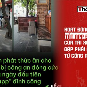 Hoạt động „tắt app“ đình công của tài xế Grab gặp phải ngăn cản từ công an ở Hà Nội