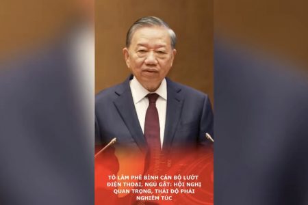 Tô Lâm phê bình cán bộ lướt điện thoại, ngủ gật: Hội nghị quan trọng, thái độ phải nghiêm túc