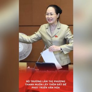 รัฐมนตรี ลัม ที ฟอง ทัน ขอเพิ่มพื้นที่ดินเพื่อพัฒนาวัฒนธรรม