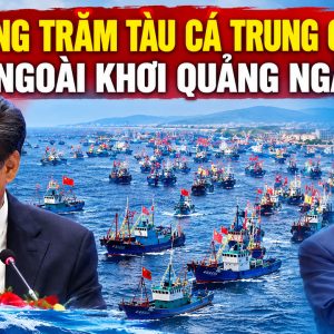 Hàng trăm tàu cá Trung Quốc ngoài khơi Quảng Ngãi