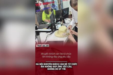 Hà Nội khuyến khích cán bộ từ chức khi không đáp ứng yêu cầu, không đủ uy tín