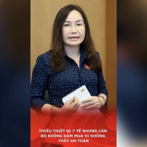 Thiếu thiết bị y tế nhưng cán bộ không dám mua vì không thấy an toàn